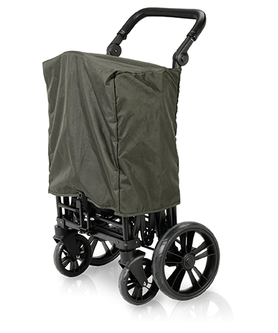 X2M Magnetic Harness Push + Pull Stroller Wagon - Woodland Green